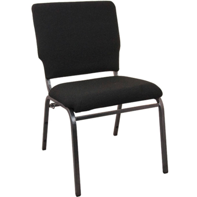 FLASH FURNITURE SEPCHT185108 Advantage Multipurpose Church Chair, Black/Silver Vein FLASH FURNITURE SEPCHT185108 Advantage Multipurpose Church Chair, Black/Silver Vein