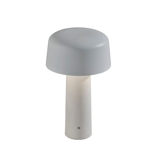 ADESSO INC 4094-02 Adesso Lenny LED Cordless Indoor/Outdoor Table Lamp, 10inH, White ADESSO INC 4094-02 Adesso Lenny LED Cordless Indoor/Outdoor Table Lamp, 10inH, White