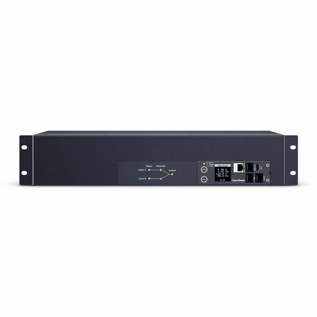 CYBERPOWERPC PDU44007 CyberPower PDU44007 Single Phase 240 - 200 VAC 30A Switched ATS PDU - 19 Outlets, 10 ft, 2 x NEMA L6-30P, Horizontal, 2U, SNMP, LCD, 3YR Warranty CYBERPOWERPC PDU44007 CyberPower PDU44007 Single Phase 240 - 200 VAC 30A Switched ATS PDU - 19 Outlets, 10 ft, 2 x NEMA L6-30P, Horizontal, 2U, SNMP, LCD, 3YR Warranty