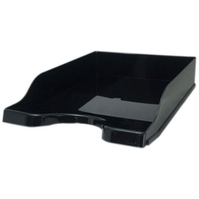 DEFLECT-O CORPORATION 63906 Deflecto Antimicrobial DocuTray Paper Tray, 2-5/8inH x 10-3/16inW x 13-13/16inD, Black DEFLECT-O CORPORATION 63906 Deflecto Antimicrobial DocuTray Paper Tray, 2-5/8inH x 10-3/16inW x 13-13/16inD, Black