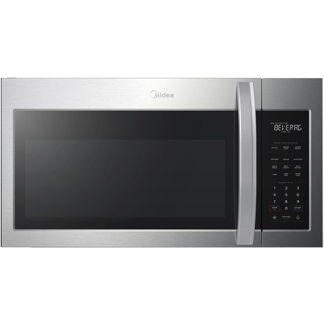 MIDEA AMERICA CORPORATION MMO19S3AST Midea 1.9 Cu. Ft. Over-the-Range (OTR) Microwave - Single - 1.9 ft³ Capacity - Microwave - 2 Power Levels - 1000 W Microwave Power - Over The Range - Stainless Steel MIDEA AMERICA CORPORATION MMO19S3AST Midea 1.9 Cu. Ft. Over-the-Range (OTR) Microwave - Single - 1.9 ft³ Capacity - Microwave - 2 Power Levels - 1000 W Microwave Power - Over The Range - Stainless Steel