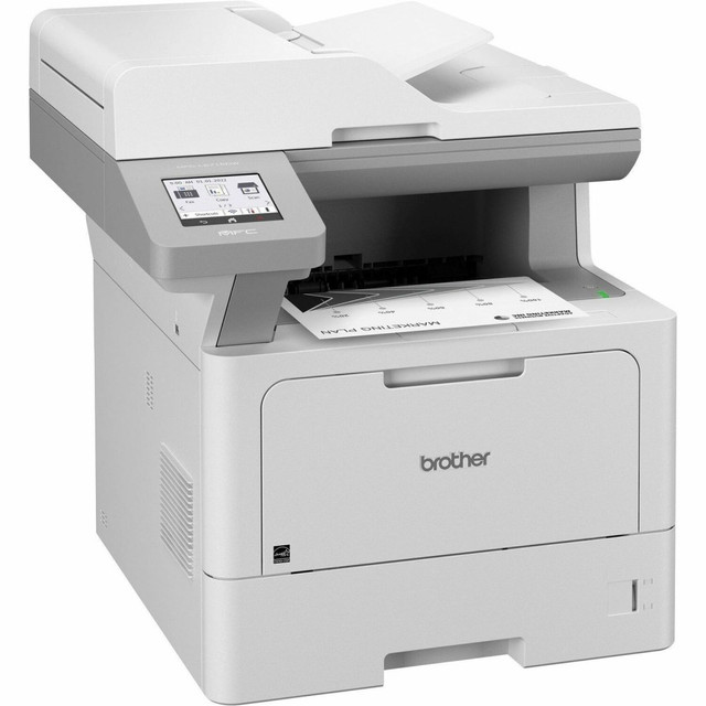 BROTHER INTL CORP MFC-L5715DW Brother MFC-L5715DW Wired & Wireless Laser Multifunction Printer - Monochrome - Copier/Fax/Printer/Scanner - 48 ppm Mono Print - 1200 x 1200 dpi Print - Automatic Duplex Print - Up to 90000 Pages Monthly - Color Flatbed 