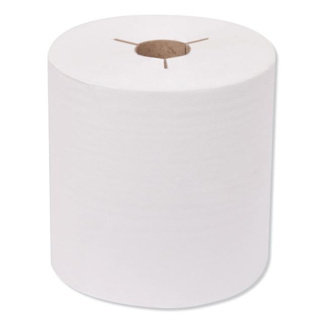 ESSITY PROFESSIONAL HYGIENE NORTH AMERICA LLC 8030630 Tork Premium Hand Towel Roll, Notched, 1-Ply, 8in x 600 ft, White, 720 Sheets/Roll, 6 Rolls/Carton