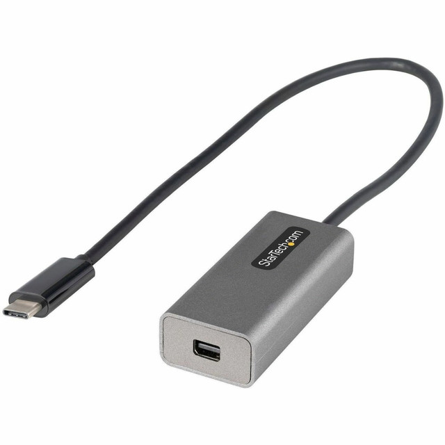 EASY TO USE: Supports a driverless setup and is OS independent; USB-C to mDP adapter dongle works with any USB Type-C (DisplayPort over USB-C) or Thunderbolt 3 (TB3) device | USB C (male) to Mini DisplayPort (female)  EXTRA LONG CABLE: USB Type-C to Mini DisplayPort display adapter with 12in (30cm) attached cable for extended reach to reduce port/connector strain on 2-in-1 devices like Surface Pro 7, iPad Pro & laptops on risers stands | Compact, portable design  DEVICE COMPATIBILITY: USB C to Mini DP adapter works w/ Dell XPS, Precision, Latitude, Lenovo ThinkPad X1 Carbon, Extreme, Surface Laptop 3, Pro 7, MacBook Pro/Air (Intel Processor & M1 Chip), HP EliteBook, Chromebook  DISPLAY COMPATIBILITY: USBC to mDP external video adapter/converter tested for peak performance at 4K 60Hz on a range of Mini DP monitors incl. brands like Dell UltraSharp, Samsung, Asus ProArt, Acer & LG | Supports ultrawide displays (3440x1440)  HIGH PERFORMANCE: An Upgrade to CDP2MDP, this USB C to Mini DisplayPort adapter connects to an mDP display or monitor supporting resolutions up to 4K 60Hz UHD (3840x2160) | DP Alt Mode | mDP 1.2 HBR2 | 2ch Audio | HDCP 2.2/1.4 | Works with 1080p