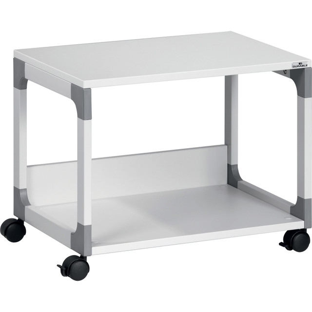 DURABLE OFFICE PRODUCTS CORP 371010 DURABLE System 48 Multifunction Trolley - 2 Shelf - 4 Casters - Plastic, Steel, Melamine Faced Chipboard (MFC) - 23.62in Width x 17.01in Depth x 18.78in Height - Metal Frame - Gray - 1 Each DURABLE OFFICE PRODUCTS CORP 371010 DURABLE System 48 Multifunction Trolley - 2 Shelf - 4 Casters - Plastic, Steel, Melamine Faced Chipboard (MFC) - 23.62in Width x 17.01in Depth x 18.78in Height - Metal Frame - Gray - 1 Each