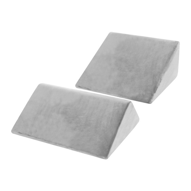 ALLSETT HEALTH(R) ASH06152 AllSett Health Bed Wedge Memory Foam Incline Pillow, 23-5/8inH x 23-5/8inW x 11-13/16inD, Gray ALLSETT HEALTH(R) ASH06152 AllSett Health Bed Wedge Memory Foam Incline Pillow, 23-5/8inH x 23-5/8inW x 11-13/16inD, Gray