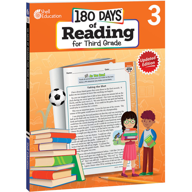 SHELL EDUCATION SEP135045  180 Days Of Reading 2nd Edition, Grade 3