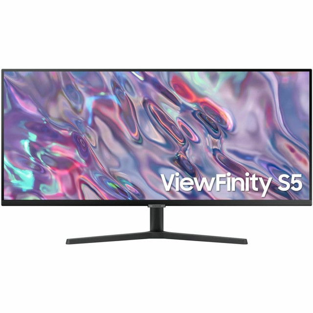 SAMSUNG S34C504GAN  ViewFinity S5 S34C504GAN - S50GC Series - LED monitor - 34in - 3440 x 1440 UWQHD @ 100 Hz - VA - 300 cd/m2 - 3000:1 - HDR10 - 5 ms - 2xHDMI, DisplayPort - black