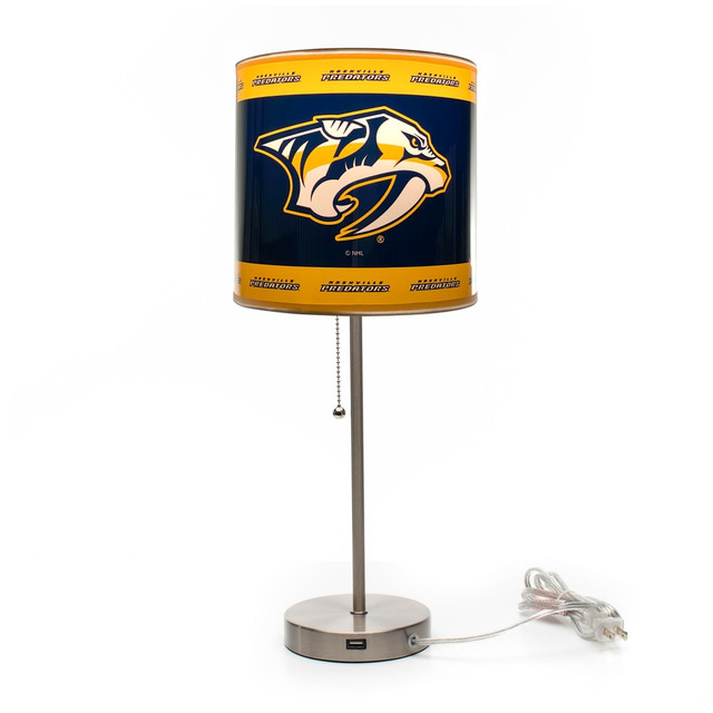 IMPERIAL INTERNATIONAL IMP  609-4024 Imperial NHL Table Lamp, 19inH, Nashville Predators