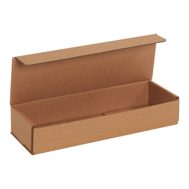 B O X MANAGEMENT, INC. M1242K Partners Brand Corrugated Mailers, 2inH x 4inW x 12inD, Kraft, Pack Of 50 Mailers