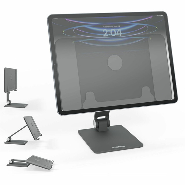 PLUGABLE TECHNOLOGIES AMS-STAND13 Plugable Magnetic Tablet Holder for MagSafe iPad Pro 12.9 Stand Portable - Foldable 360 deg. Rotating Stand (AMS-STAND13) PLUGABLE TECHNOLOGIES AMS-STAND13 Plugable Magnetic Tablet Holder for MagSafe iPad Pro 12.9 Stand Portable - Foldable 360 deg. Rotating Stand (AMS-STAND13)