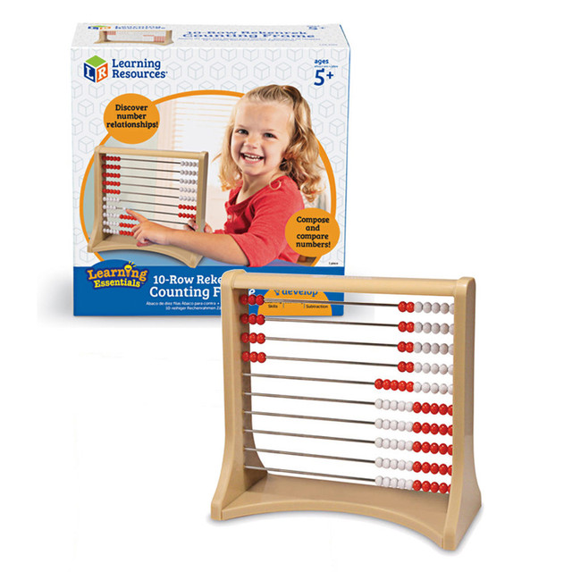 LEARNING RESOURCES, INC. LER4359 Learning Resources 10-Row Rekenrek Counting Frame