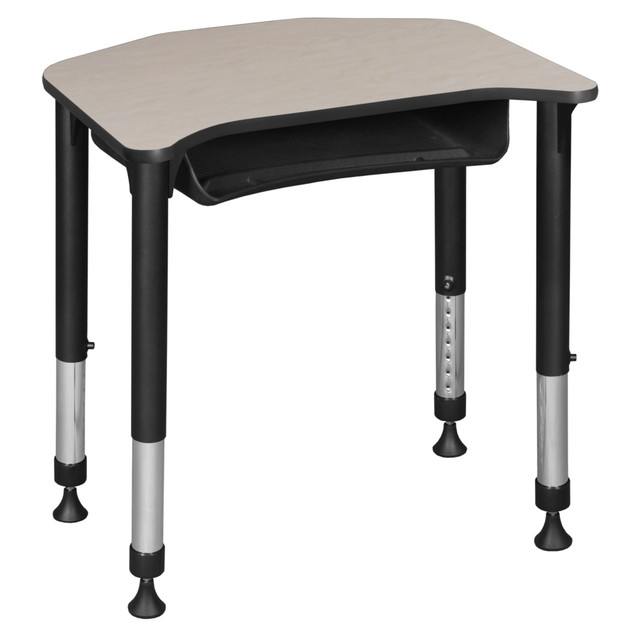 REGENCY SEATING, INC. FSDBX2624PL Regency Ferris 26inW Adjustable Height Student Activity Desk With Book Storage, Maple REGENCY SEATING, INC. FSDBX2624PL Regency Ferris 26inW Adjustable Height Student Activity Desk With Book Storage, Maple
