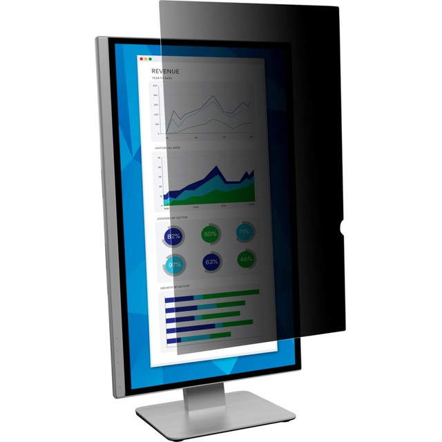 3M CO PF250W9P 3M Privacy Filter for Monitors, 25in Full Screen, 16:9 Aspect Ratio, Reduces Blue Light, Anti-Glare