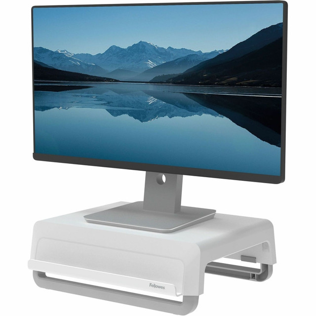 FELLOWES INC. 100098565 Fellowes Breyta Monitor Stand - White - White - For Monitor