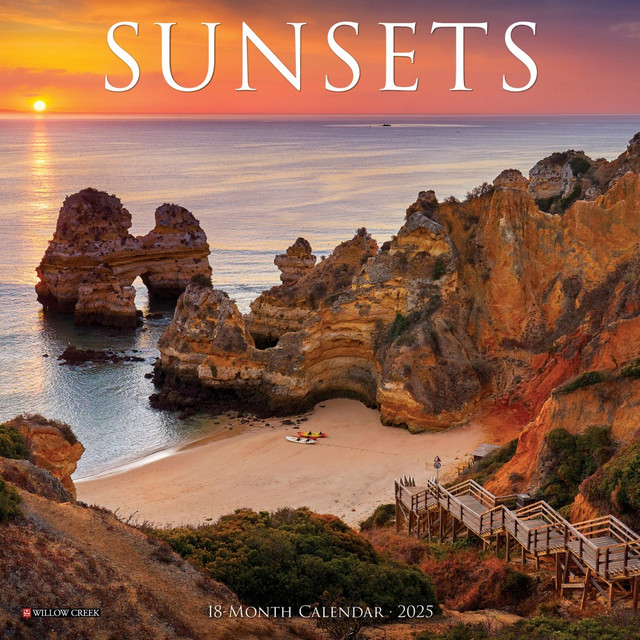 WILLOW CREEK PRESS 47286 2025 Willow Creek Press Mini Wall Calendar, 7in x 7in, Sunsets, January 2025 To December 2025, 47286 WILLOW CREEK PRESS 47286 2025 Willow Creek Press Mini Wall Calendar, 7in x 7in, Sunsets, January 2025 To December 2025, 47286
