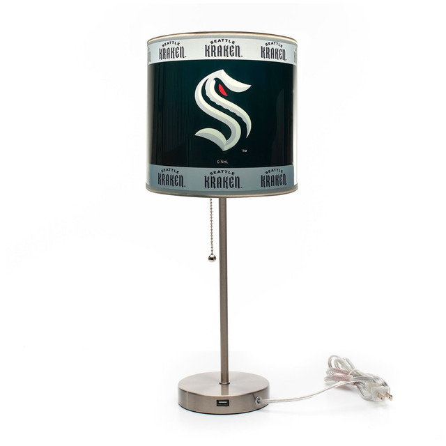 IMPERIAL INTERNATIONAL IMP 609-4033 Imperial NHL Table Lamp, 19inH, Seattle Kraken IMPERIAL INTERNATIONAL IMP 609-4033 Imperial NHL Table Lamp, 19inH, Seattle Kraken
