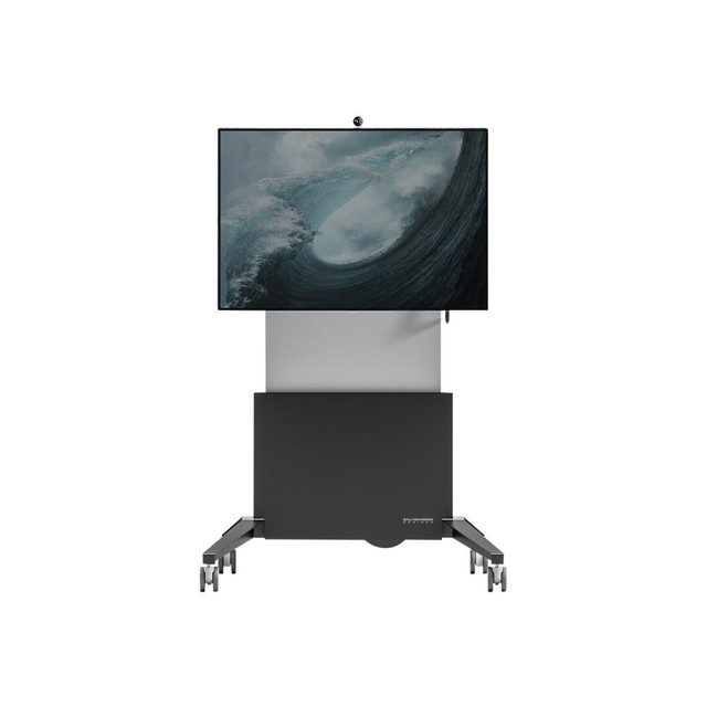 SALAMANDER DESIGNS, LTD FPS2/EL/MS/GG Salamander FPS Series FPS2W/EL/GG Electric Lift Mobile Stand - Cart - Lift - for interactive flat panel / touchscreen - powder-coated steel - graphite - screen size: up to 70in - for Microsoft Surface Hub 2S 50in