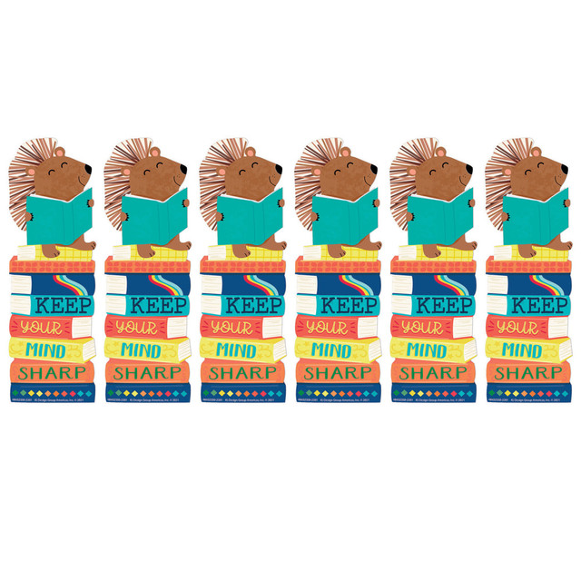 Encourage children to read with fun Eureka Bookmarks that feature their favorite characters. Each bookmark is printed on reusable, heavy weight cardstock for durability.  Use creative bookmarks to encourage a love of reading in children.  Printed on reusable, heavy weight cardstock.  Each pack includes 36 bookmarks. Sold as 6 packs for a total of 216 bookmarks.