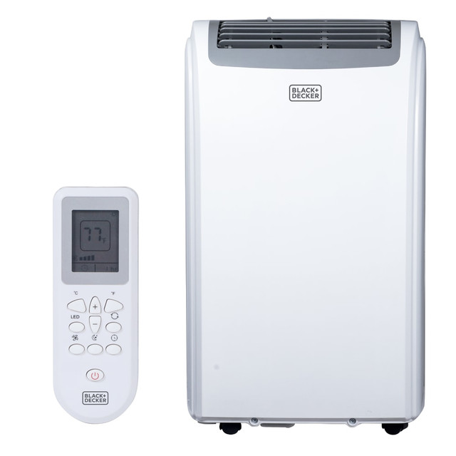 W APPLIANCE COMPANY LLC BPP10WTB Black+Decker Portable Air Conditioner, 14,000 BTU, 27.2inH x 17.32inW x 13.2inD, White W APPLIANCE COMPANY LLC BPP10WTB Black+Decker Portable Air Conditioner, 14,000 BTU, 27.2inH x 17.32inW x 13.2inD, White