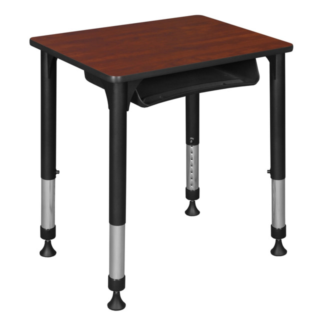 REGENCY SEATING, INC. RSDBX18526CH Regency 26inW Rectangular Adjustable Height School Student Desk With Book Storage, Cherry REGENCY SEATING, INC. RSDBX18526CH Regency 26inW Rectangular Adjustable Height School Student Desk With Book Storage, Cherry