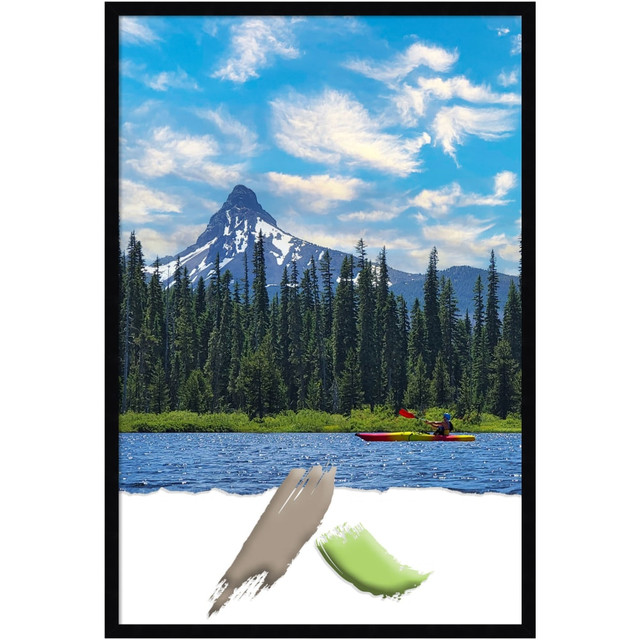 UNIEK INC. A42708298342 Amanti Art Wood Picture Frame, Opening Size 24in x 26in, 25in x 37in, Svelte Noir Black UNIEK INC. A42708298342 Amanti Art Wood Picture Frame, Opening Size 24in x 26in, 25in x 37in, Svelte Noir Black