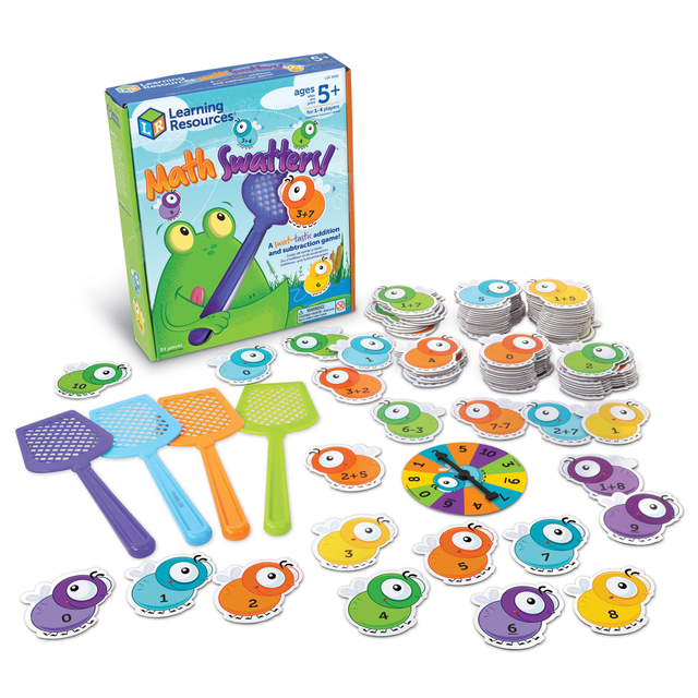 LEARNING RESOURCES, INC. LER3058 Learning Resources Math Swatters! Addition & Subtraction Game
