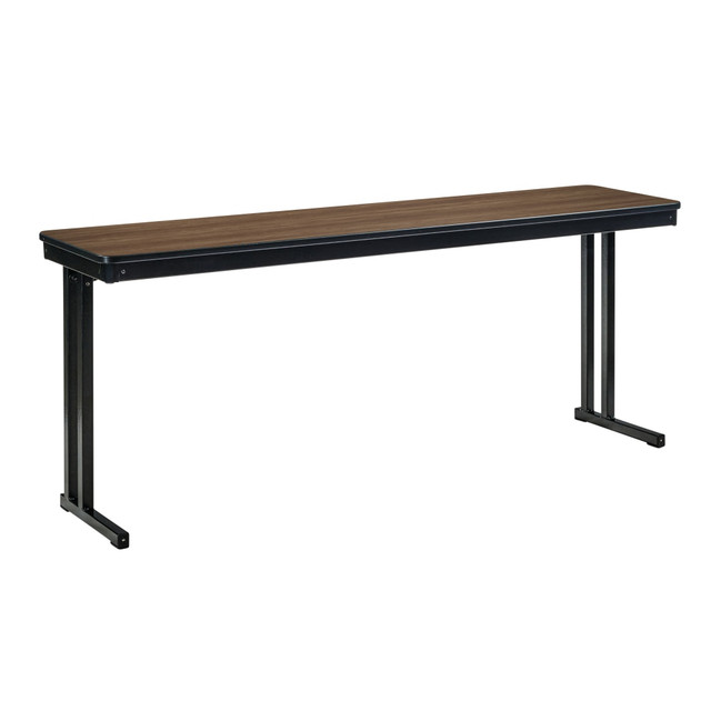 OKLAHOMA SOUND CORPORATION MSFTC1872-MDPEPN National Public Seating Max Seating Folding Table, 29inH x 18inW x 72inD, Cantilever/Pinnacle Walnut OKLAHOMA SOUND CORPORATION MSFTC1872-MDPEPN National Public Seating Max Seating Folding Table, 29inH x 18inW x 72inD, Cantilever/Pinnacle Walnut