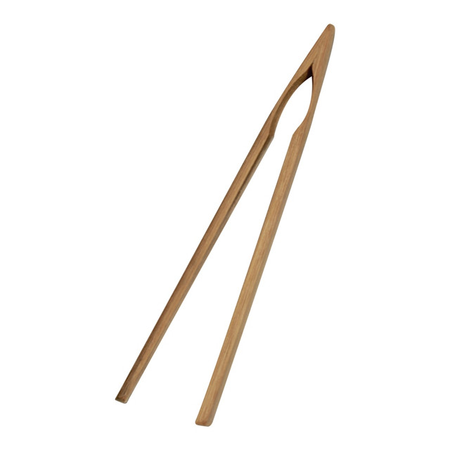 ESCALI J33-2040 Joyce Chen Burnished Bamboo Toaster Tongs, 6-1/2in ESCALI J33-2040 Joyce Chen Burnished Bamboo Toaster Tongs, 6-1/2in