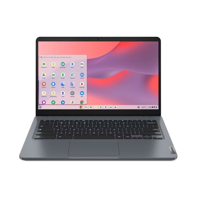 LENOVO, INC. 82W60000US Lenovo 14e Chromebook Gen 3 82W60000US 14in Notebook - HD - 1366 x 768 - Intel N100 Quad-core (4 Core) - 4 GB Total RAM - 4 GB On-board Memory - 32 GB Flash Memory - Storm Gray - Intel Chip - ChromeOS - Intel UHD Graphics - Tw