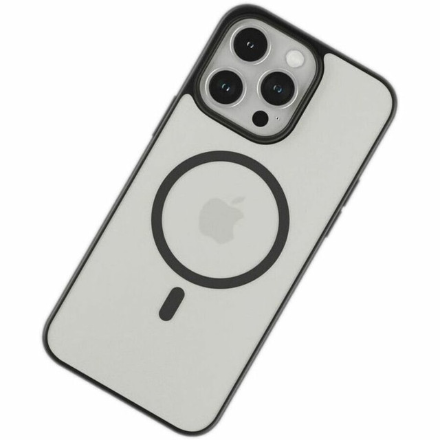 PEEL ACCESSORIES, LLC I15 PROMAX BUMPER BL PEEL The Super Thin Bumper Case for iPhone 15 Pro Max - For Apple iPhone 15 Pro Max Smartphone - Black - Translucent, Matte - Drop Resistant, Ding Resistant, Scratch Resistant - Polymer