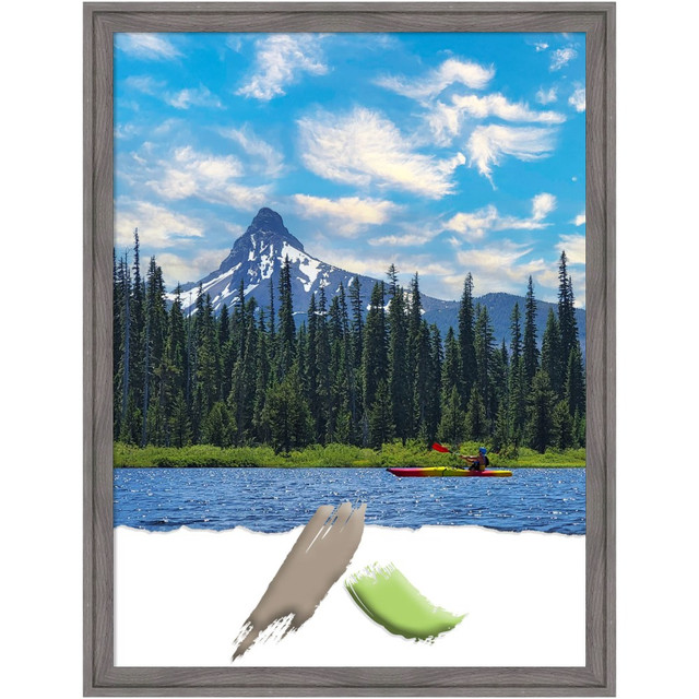 UNIEK INC. A42708299225 Amanti Art Florence Picture Frame, 20in x 26in, Opening Size 18in x 24in, Gray UNIEK INC. A42708299225 Amanti Art Florence Picture Frame, 20in x 26in, Opening Size 18in x 24in, Gray