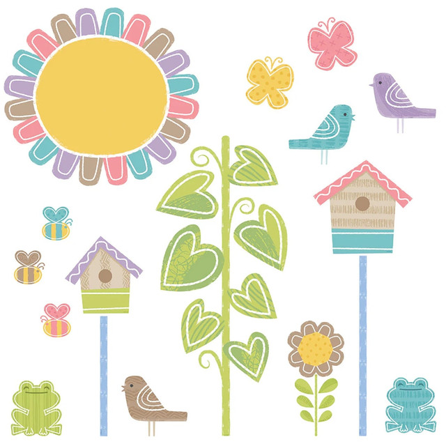 TREND ENTERPRISES INC T-8323 TREND Rainbow Garden Bulletin Board Set