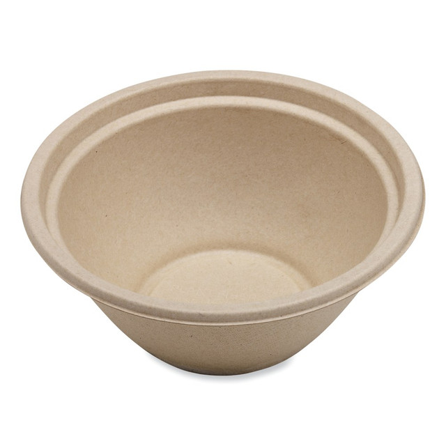 WORLD CENTRIC BO-SC-U32-LFP  Fiber Bowls, 32 Oz, Natural Paper, Pack Of 500 Bowls