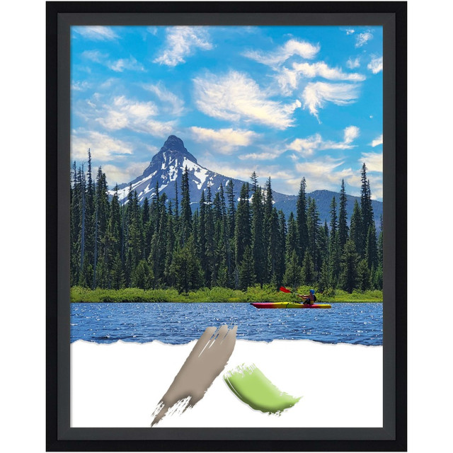 UNIEK INC. A42707344699 Amanti Art Lucie Black Wood Picture Frame, 12in x 15in, Matted For 11in x 14in UNIEK INC. A42707344699 Amanti Art Lucie Black Wood Picture Frame, 12in x 15in, Matted For 11in x 14in