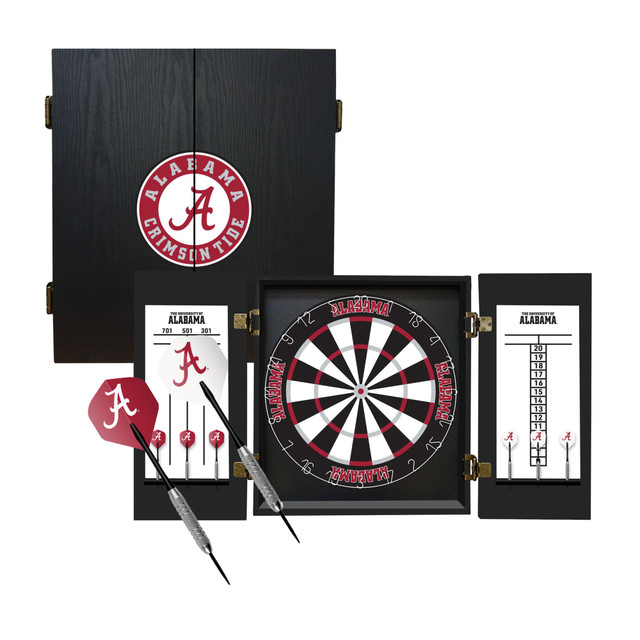 IMPERIAL INTERNATIONAL IMP 624-3001 Imperial NCAA Fans Choice Dartboard Set, 21-1/2inH x 19-3/4inW x 3-1/2inD, University Of Alabama IMPERIAL INTERNATIONAL IMP 624-3001 Imperial NCAA Fans Choice Dartboard Set, 21-1/2inH x 19-3/4inW x 3-1/2inD, University Of Alabama