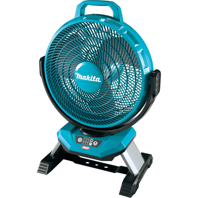 MAKITA CORPORATION CF002GZ Makita USA XGT 13in 3-Speed Cordless Fan, 23-3/4inH x 17-1/4inW x 10-1/4inD, Makita Blue