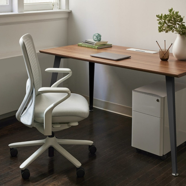 BUREAU OFFICE, INC. 10-00-67-32 Branch Furniture Office Desk, Walnut/Charcoal BUREAU OFFICE, INC. 10-00-67-32 Branch Furniture Office Desk, Walnut/Charcoal