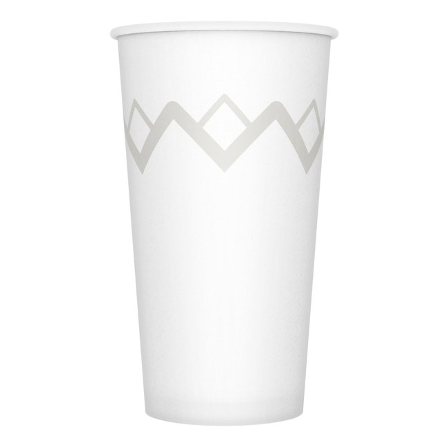 OFFICE DEPOT TBD3 Highmark Paper Hot Cups, 20 Oz, Printed White, Pack Of 50