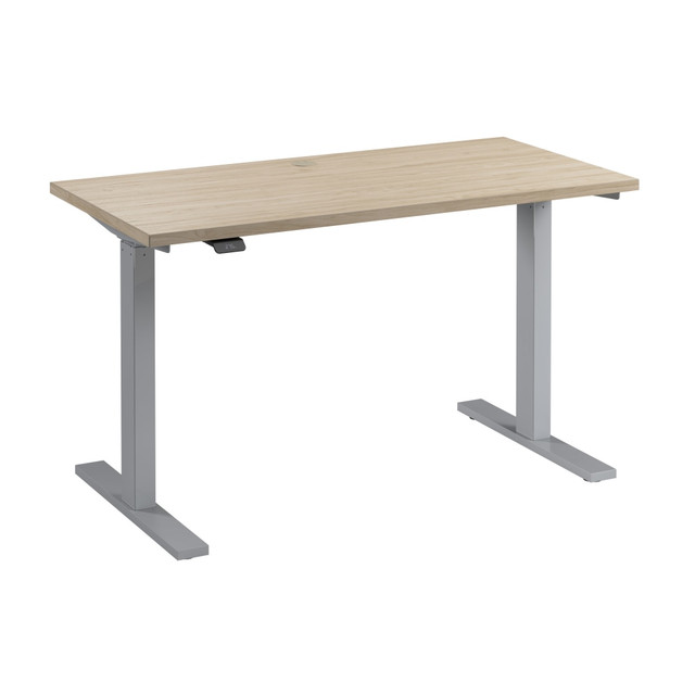 BUSH INDUSTRIES INC. M6S4824NESK Bush Business Furniture Move 60 Series 48inW Height Adjustable Standing Desk, Natural Elm/Cool Gray Metallic, Standard Delivery