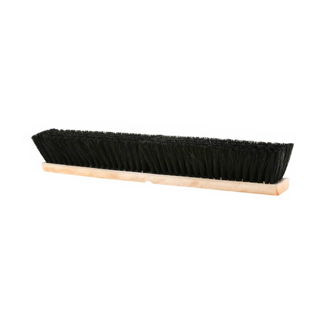 GLOBE COMMERCIAL PRODUCTS INC 4555 Globe Commercial Products Push Broom Head, Tampico Fill, 3-1/2in x 24in, Beige/Brown/Black GLOBE COMMERCIAL PRODUCTS INC 4555 Globe Commercial Products Push Broom Head, Tampico Fill, 3-1/2in x 24in, Beige/Brown/Black