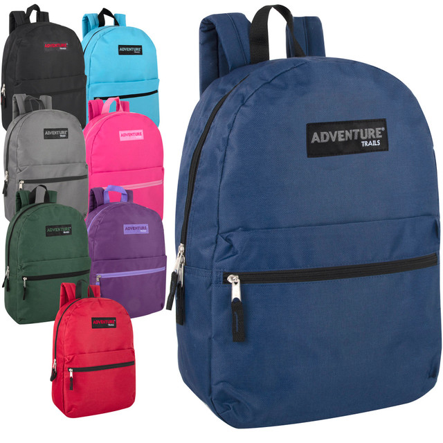 A.D. SUTTON & SONS/PACESETTER 4630Q24 Trailmaker Classic Backpacks, Assorted Colors, Pack Of 24 Backpacks A.D. SUTTON & SONS/PACESETTER 4630Q24 Trailmaker Classic Backpacks, Assorted Colors, Pack Of 24 Backpacks