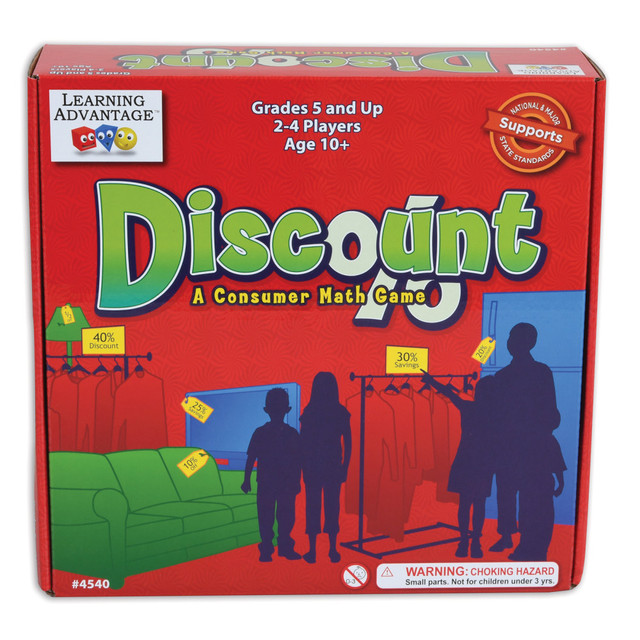 LEARNING ADVANTAGE WCA4540  Discount Game, Money, Grade 5 To 12
