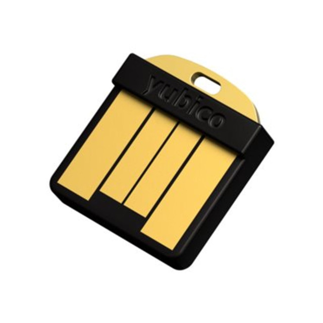 YUBICO, INC 8880001015 Yubico - YubiKey 5 Nano - Two-factor authentication (2FA) Security key, Connect via USB-A, Compact size, FIDO certified - Protect your online accounts YUBICO, INC 8880001015 Yubico - YubiKey 5 Nano - Two-factor authentication (2FA) Security key, Connect via USB-A, Compact size, FIDO certified - Protect your online accounts