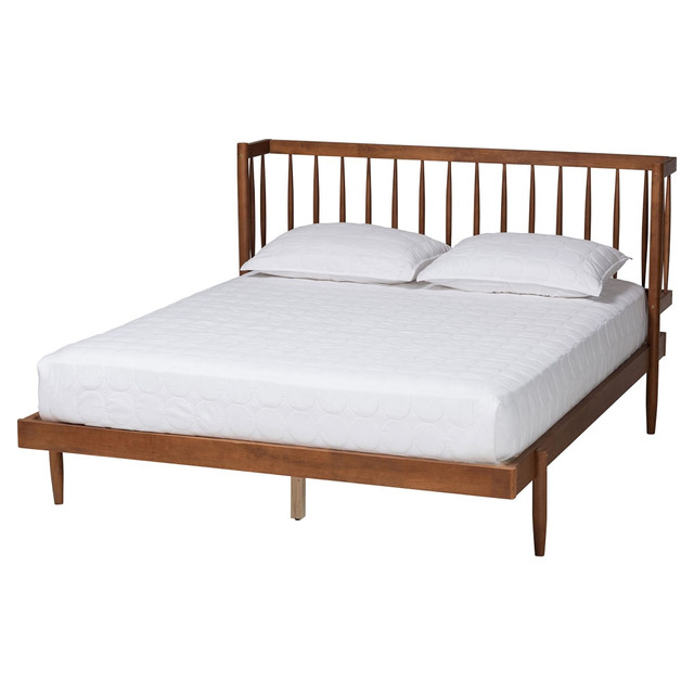 WHOLESALE INTERIORS, INC. 2721-13440 Baxton Studio Calderon Finished Wood Queen Size Platform Bed, 39-5/8inH x 65-5/8inW x 84-1/8inD, Walnut Brown WHOLESALE INTERIORS, INC. 2721-13440 Baxton Studio Calderon Finished Wood Queen Size Platform Bed, 39-5/8inH x 65-5/8inW x 84-1/8inD, Walnut Brown
