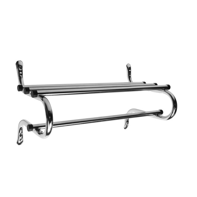 CENTRAL SPECIALTIES CO. TMK-36 CSL TMK Series Metal Wall Rack, 17inH x 36inW x 14-3/4inD, Silver CENTRAL SPECIALTIES CO. TMK-36 CSL TMK Series Metal Wall Rack, 17inH x 36inW x 14-3/4inD, Silver