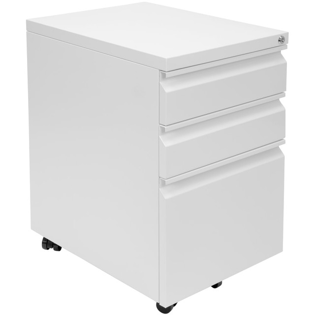 TRANSFORM PARTNERS LLC MI-941W Mount-It! 20inD Vertical 3-Drawer Mobile File Cabinet, White TRANSFORM PARTNERS LLC MI-941W Mount-It! 20inD Vertical 3-Drawer Mobile File Cabinet, White