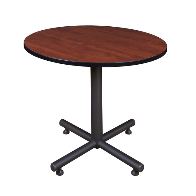 REGENCY SEATING, INC. TKB42RNDCH Regency Kobe X-Base Round Breakroom Table, 29inH x 42inW x 42inD, Cherry REGENCY SEATING, INC. TKB42RNDCH Regency Kobe X-Base Round Breakroom Table, 29inH x 42inW x 42inD, Cherry