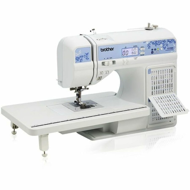 BROTHER INTL CORP CS7205 Brother CS7205 Computerized Sewing Machine - 205 Built-In Stitches - Automatic Threading - Sewing