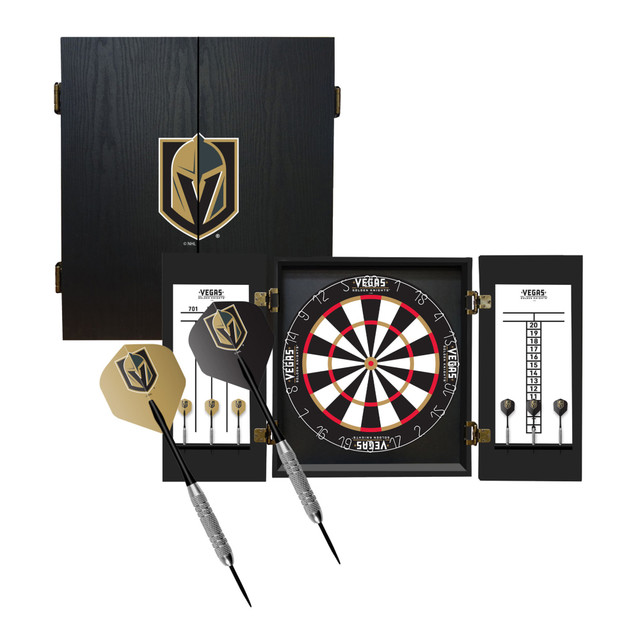 IMPERIAL INTERNATIONAL IMP  624-4032 Imperial NHL Fans Choice Dartboard Set, 21-1/2inH x 19-3/4inW x 3-1/2inD, Golden Knights